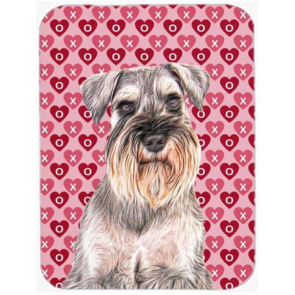 Carolines Treasures  Hearts Love and Valentines Day Schnauzer Mouse Pad