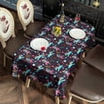 thumbnail image 2 of Dark Colorful Unicorn Pattern Rectangle Tablecloth 60"x120",Waterproof Polyester Rectangle Table Cloth, Wipeable Spillproof Polyester Tablecloth for Dining, Camping, Indoor and Outdoor, 2 of 6
