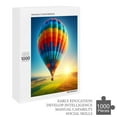 thumbnail image 6 of Jigsaw Puzzles Beauty Of A Multicolored Hot Air Balloon Jigsaw Puzzles Holiday Puzzles For Adults 1000 Pieces Puzzle Educational Games Gift For Elders Family Friend Gift For Women Men 29.5x19.7 Inch, 6 of 8