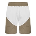 thumbnail image 5 of KIHOUT Men's Solid Quick-Dry Swim Trunks - 95% Polyester 5% Spandex, Elastic Drawstring Waist, Mesh Lined with Pockets for Beach, Pool and Active Wear, 5 of 9
