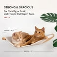 thumbnail image 3 of Cat Wall Hammock - Perches for Sleeping, Playing, Climbing and Lounging - Modern Cat Bed & Furniture for Indoor and Large Cats or Kitty, 3 of 5