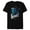 Black, variant on Disney Villains Ursula Infamous Illustrated - Short Sleeve Blended T-Shirt for Adults - Customized-Ocean Blue