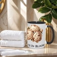 thumbnail image 6 of 15oz 'Peace In Bloom' Peony Ceramic Mug - A Serene Floral Sipper, 6 of 8