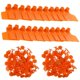 thumbnail image 1 of 100pcs Durable TPU Animal Ear Tags Empty Ear Tags Livestock Ear Tags with Pin, 1 of 4
