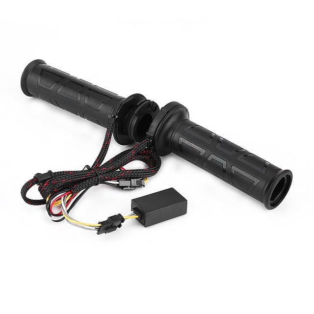 Motorcycle Hand Grips, Heating Handle Stable Performance Adjustable Temperature Motorcycle Handlebar, Perfect Fit Optimal Temperature For Car Driver