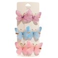 thumbnail image 1 of CSChome Épingles à Cheveux Papillons 6 Pcs Papillons Réalistes Pinces à Cheveux Couleurs Brillantes Parfaites pour Cosplay Halloween et Style Princesse, 1 of 7