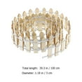 thumbnail image 2 of 2Pcs Miniature Garden Ornament Fence Home Garden Mini Decorative Fence, 2 of 9