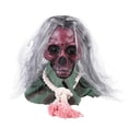 thumbnail image 2 of Fantasma decapitado que camina, iluminado y activado por voz, decoración para fiestas de terror, para patio, porche, exterior e interior, juguete de policloruro de vinilo rojo., 2 of 6