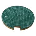 thumbnail image 3 of Drezz Round Cutting Mat Wooden Table Tennis Racket Rubber Cutting Platform Paste Tool Work Mat Ample Space Suitable for DIY Tool Collection Racket Crafting 15mm, 3 of 8