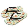 thumbnail image 2 of FUIALDOLG Boys Girls Flip Flops Sandals Kawaii Capybara&Lemon Print Water Park Summer Beach Swim Pool Shoes for Kids Indoor and Outdoor Size 13.5, 2 of 7