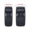 thumbnail image 3 of ZheElen RCGOFOLLOW Plastic Durable Wheel Rims Tyre For 1/10 Rc Wheel Rims Tyre TT-02B 104001 RC Car Part RC Car Accessories Black, 3 of 6