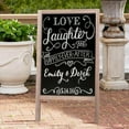 thumbnail image 4 of YEXJ Extra Large Wooden 40x22 Chalkboard, Double-Sided Sidewalk A Frame Chalkboard Sign, Sturdy Sandwich Board for Restaurant, Business or Wedding, Grey, 4 of 14