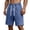 22# Dark Blue, variant on Men's Jorts Baggy Jean Shorts Mid Waist Vintage Summer Denim Shorts Black M