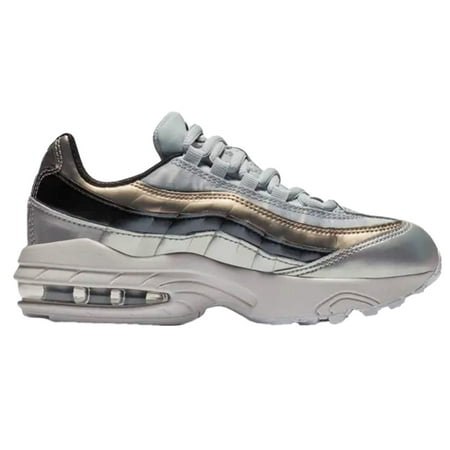 

Little Kid s Nike Air Max 95 SE Metallic Platinum/Red Bronze (AO9211 001) - 12