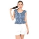 thumbnail image 1 of Blusa bordada con olanes Roman Fashion /Juvenil, 3220 (Mezclilla dark) azul oscuro M, 1 of 5