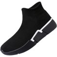 thumbnail image 1 of Xishao Zapatos para Caminar para Hombre Tenis Deportivas Zapatos sin Cordones Casuales negro plata 29.5 cm negro plata 29.5 cm Xishao ropa, 1 of 2