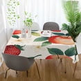 thumbnail image 3 of Yayeee Tablecloths 60" x 60" Rectangle Wrinkle Resistant Party Table Cover, Strawberry Pattern, 3 of 8