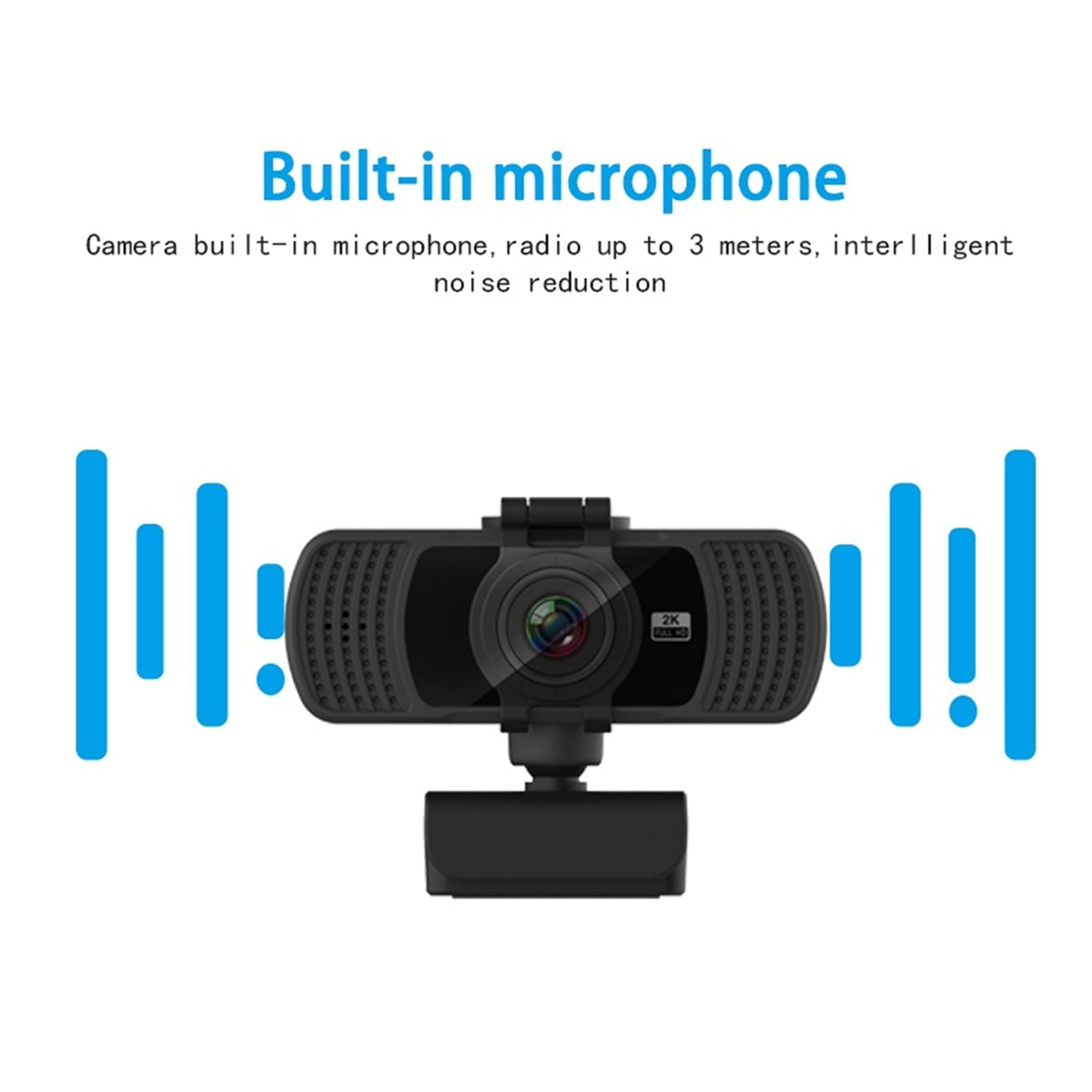 Webcam 1080P Web Cam 2K Full HD Web Camera With Microphone For Computer PC Live Broadcast Conference Work USB Camera Web ,HD Video