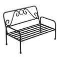 thumbnail image 2 of MasteelfCA Metal Stand Cast Flower Pot Holder Chair Model Garden Bench Miniature Decorative Planter Rack Support for Living Room, 2 of 8