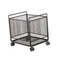 thumbnail image 3 of Cesta de lavandería grande de hierro con ruedas, plegable, para ropa sucia, con ruedas Negro, 3 of 9
