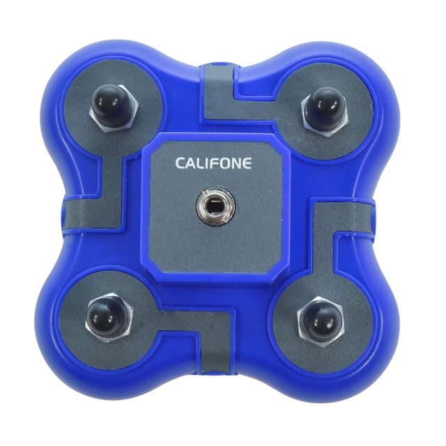 Caja de Conexiones Estéreo Califone 1114-BL Azul de 4 Posiciones