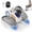E32Slim White, variant on MERACH Under Desk Elliptical Trainer, Compact Portable Exercise Machine, Adjustable Speed, Low Impact for Home Office, Gift