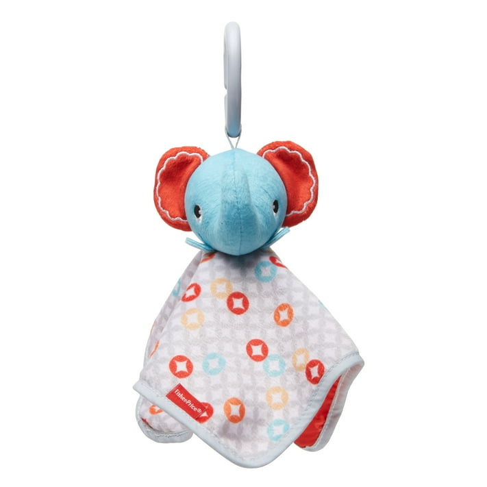Fisher-Price Peek-a-Boo Elephant Buddy with Blanket & Crinkle Peanut - Walmart.com
