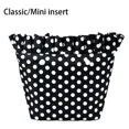 thumbnail image 2 of New Composite Twill Cloth Classic Mini Waterproof Frill Pleat Inner Insert Zipper Pocket for Obag Accesorios O Bag mini 16, 2 of 6