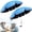 Azure Blue, variant on 2Pack 48.8 inch Large Beach Umbrella with Clamp Sun Shade for Beach Chair, 360°Adjustable UV Protection Golf Umbrella with Clip for Outdoor Stroller Wheelchair Camping Chair