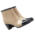 thumbnail image 3 of BRIGHTFUFU 1 par de zapatos de lluvia de tacón alto con cremallera lateral a la moda, botas de lluvia cortas antideslizantes, 3 of 8
