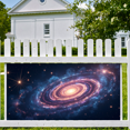 thumbnail image 6 of LUUFILx Galaxy Space Banner Backdrop Cosmic Universe Birthday Party Decorations Planet Scene Themed Background Photography Props Stars Astronomy Event Decor, 6 of 8