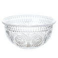 thumbnail image 1 of Shisuyan 1 Pce Bol en Verre Embossé Rétro Bol de Service Bol à Dessert Exquis, 1 of 8