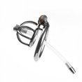 thumbnail image 4 of 1pc Imprison Penile Restraint Lock with Detachable Urethral Tube for BDSM Men - Enhance Sexual Pleasure with Urethral Massage, 4 of 4
