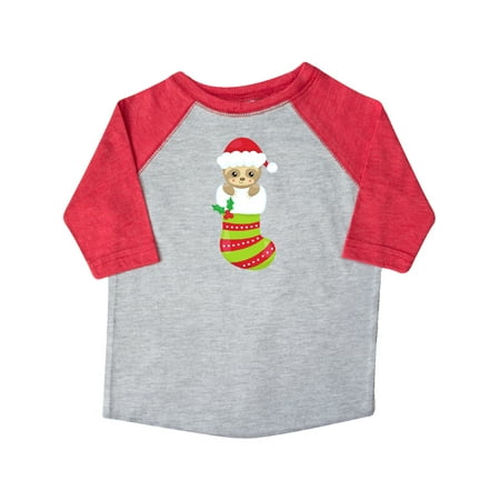 

Inktastic Christmas Sloth Sloth In Christmas Stocking Gift Toddler Boy or Toddler Girl T-Shirt
