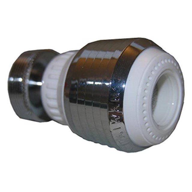 LASCO Robinet Pivotant à Double Filetage Chrome 09-1223