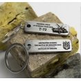 thumbnail image 1 of 2pcs Brutal Keychain For Men, Unique Ukraine Key Ring, Metal Men's Keychain, Memory Military Gifts For Dad, Grandpa, Boyfriend, 1 of 5