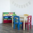 thumbnail image 6 of Humble Crew Primary Toddler Wood Table and 4 Chairs Set, Natural/Primary, 6 of 8