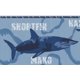 Différents Types de Requins Bleu Papier Peint Bordure pour les Enfants, Rouleau 15' x 7'' – image 1 sur 3