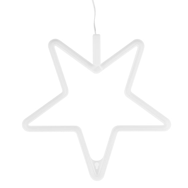 Luz de Neón, Luz Decorativa USB/Batería Señal de Neón Con forma de Luz Led de Forma Led de Estrella única para la Pared del Dormitorio