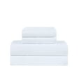 thumbnail image 6 of Truly Calm Antimicrobial 100% Microfiber Polyester Deep Pocket 3 Piece Twin XL Sheet Set in White, All Season, Adult Size, OEKO-TEX Certified, 6 of 7
