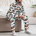 thumbnail image 7 of Naloa Pirate Hats Men’s Pajamas Set - Long Sleeve Button Down Sleep Shirt and Pajama Bottoms Sleepwear Set-Large, 7 of 7