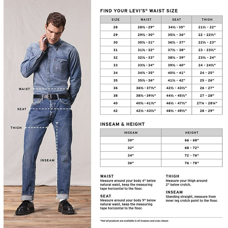 Levis Mens 514 Straight Fit Jeans Regular 30W x 32L New Clean Run - Dark  Indigo Advanced Stretch