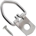 thumbnail image 1 of 100 Pack Heavy Duty D-Ring Picture Hangers with Screws for Hanging Clock Paintings Artwork Picture Frame Hook Photo Mirrors - Pro Quality Single Hole D-Rings, 1 of 6