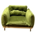 thumbnail image 4 of Sillón decorativo para casa de muñecas a escala 1/12. Colección realista y elegante. Medidas: 10 x 8 x 6,5 cm. Verde, 4 of 9