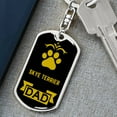 thumbnail image 6 of Skye Terrier Keychain Stainless Steel or 18k Gold, 6 of 10