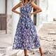 thumbnail image 2 of Vestido ajustado con cuello en V sin mangas de primavera y verano informal con estampado elegante para mujer OAVQHLG3B Store lin121212, 2 of 5