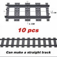 thumbnail image 7 of NEW City Trains Flexible Tracks Soft Straight Curved Rails Switch Building Block Creative Models Railways Toys for Kids Gifts (straight-30pcs), 7 of 7