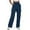 A-Navy26, variant on Women Cargo Pants Dailywear Outdoor Elastic Waist Side Trousers With Pockets Casual Workout Trousers Baggy Cargo Pants