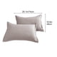 thumbnail image 3 of Juego de 2 Fundas de Almohada de Punto | Poliéster Lavable con Cremallera Oculta | Fundas de Almohada Decorativas Suaves para Dormitorio, Sala de Estar y Dormitorio, 3 of 7