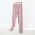 thumbnail image 2 of Soft Pajama Pants for Women Modal Comfy Casual Lounge Pajama Bottoms High Waisted Pj Sleep Pants, 2 of 5